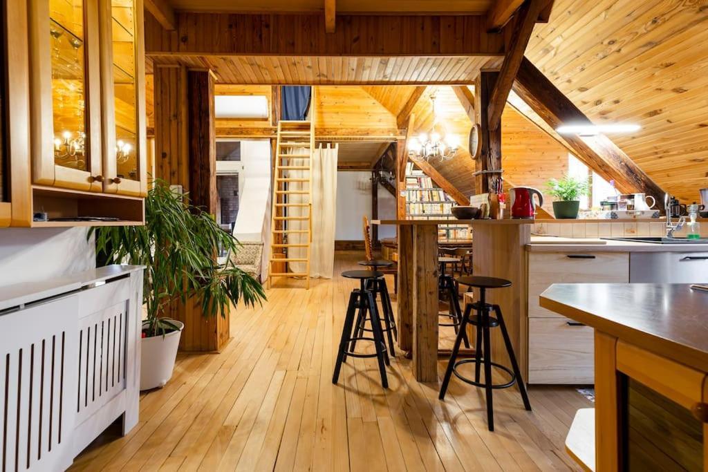 Rooftop 180M2 Loft With Private Sauna, Bratislava Exteriör bild
