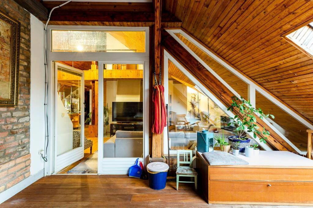 Rooftop 180M2 Loft With Private Sauna, Bratislava Exteriör bild