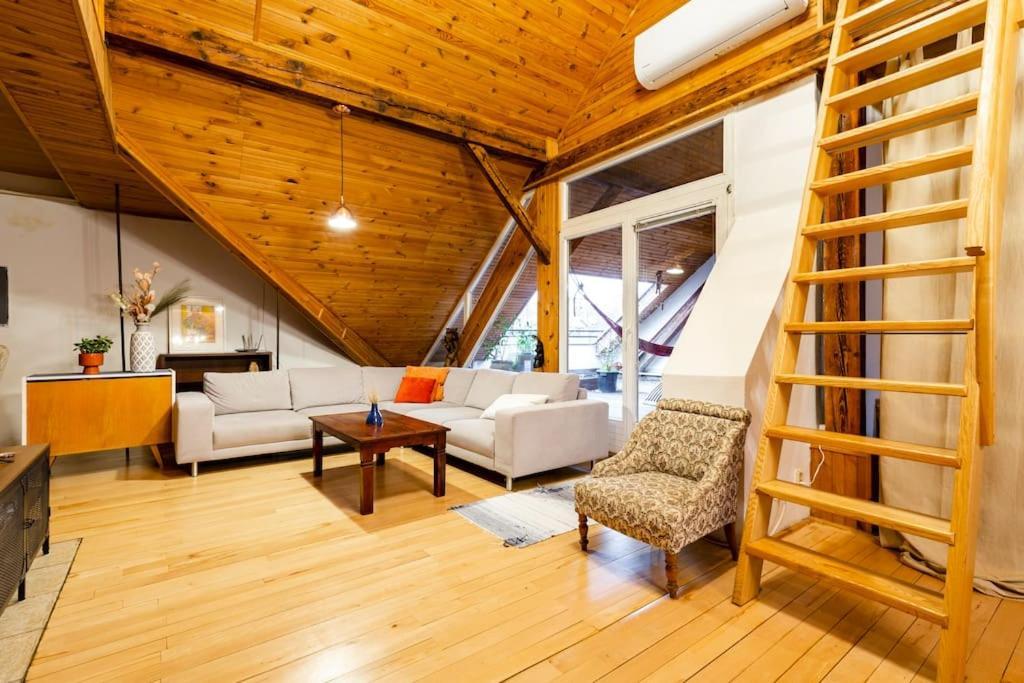 Rooftop 180M2 Loft With Private Sauna, Bratislava Exteriör bild