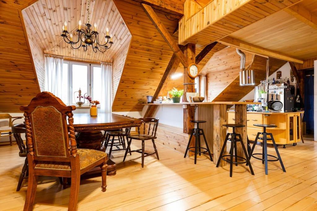 Rooftop 180M2 Loft With Private Sauna, Bratislava Exteriör bild
