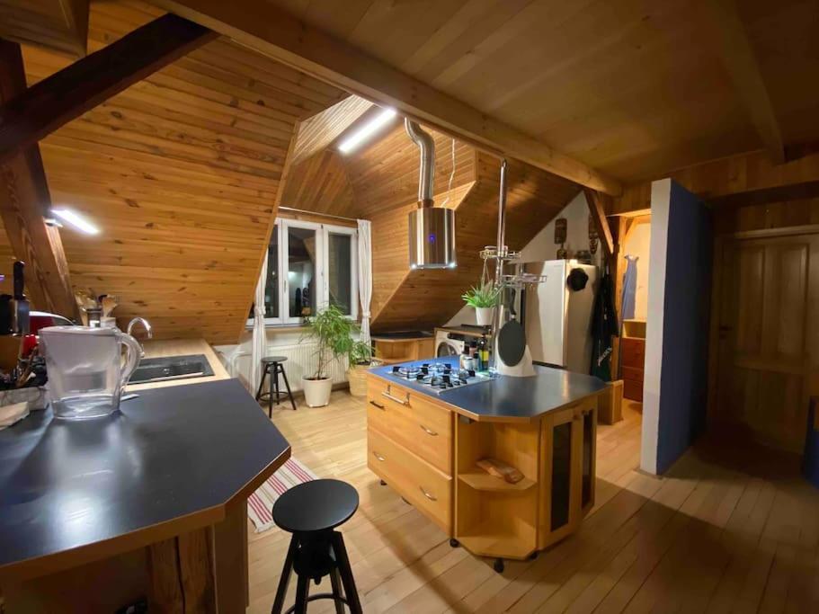 Rooftop 180M2 Loft With Private Sauna, Bratislava Exteriör bild